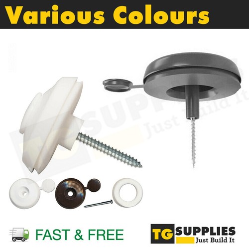 Polycarbonate fixing buttons - fixing,