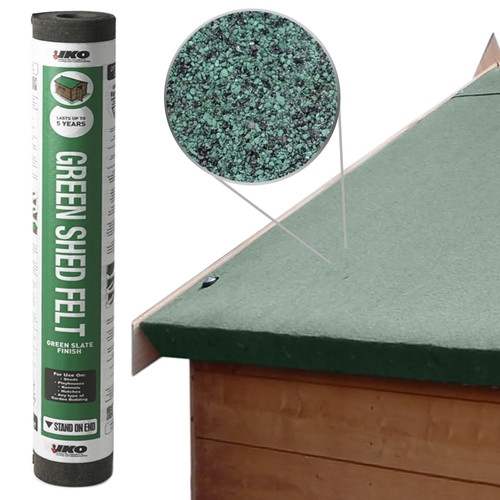 Iko shed felt green - shed,