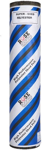 Black heavy duty shed roofing - black,