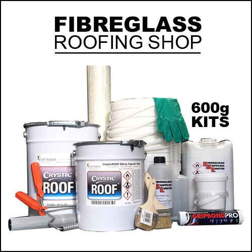 Fibreglass roofing kit 600g - fibreglass,