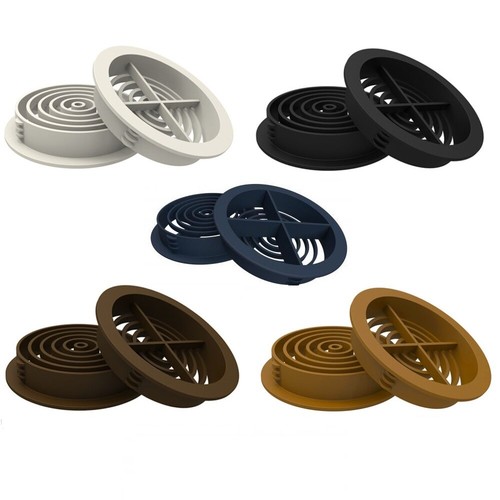 Round soffit air vents - round,