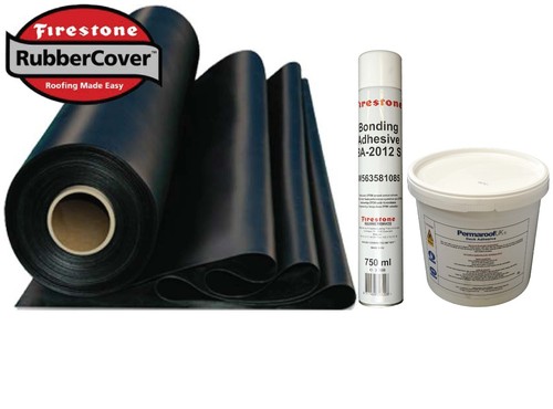 Rubber roofing kit for - for, flat