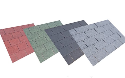 Square felt roofing shingles - square,
