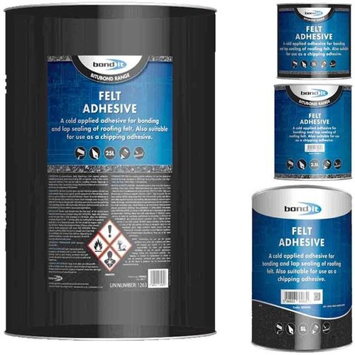 Bond black felt adhesive - bond,